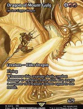 Ancient Copper Dragon [Dragon of Mount Gulg] FINAL FANTASY: Through the Ages - Magic: The Gathering - FashionsVida