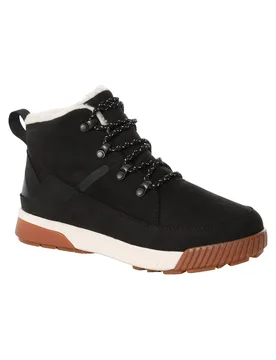 Hochgeschnittene und gefütterte Schuhe W Sierra Mid Lace Wp Tnf Black/Gardenia White für Damen aus Leder Größe 38 schwarz - The North Face - FashionsVida