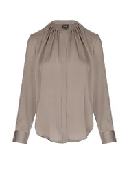Blusa de seda BANORAH marrón 42