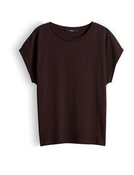 Blusenshirt KAJA marrón 40