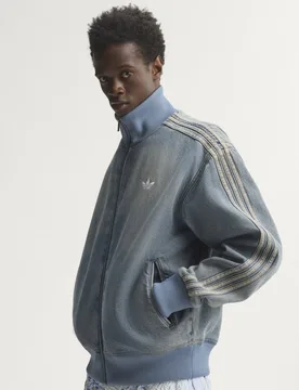 GIACCA DA ALLENAMENTO FIREBIRD ADICOLOR IN DENIM S Worn Blue Denim - Adidas - FashionsVida