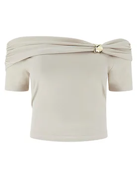 Guess Top BRIGITTE beige XL - Guess - FashionsVida