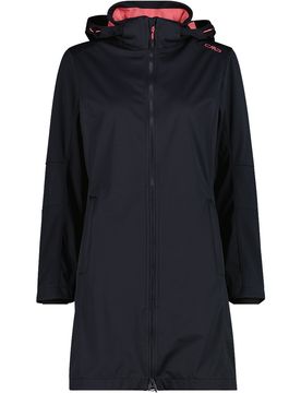 Woman parka zip hood chaqueta softshell mujer Gris (44)