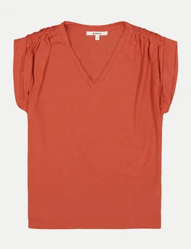 Garcia T-Shirt Orange S - Garcia - FashionsVida