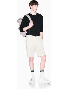 Pantalón corto de hombre liso con algodón - Armani Exchange - FashionsVida