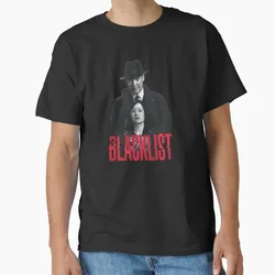 Reddington and keen The Blacklist Retro tv series 100% cotton printed t shirt for men large size tops S-6xl
