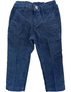 Pantalone Azzurro Velluto EPT6157N - EMANUEL PRIS - FashionsVida