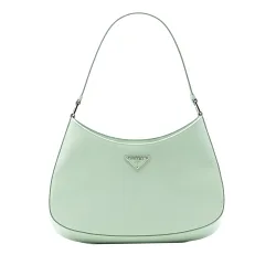 Spazzolato Leather Cleo Shoulder Bag