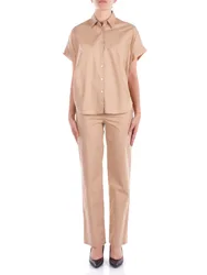 Donna pantalone p264cu ma002 pantalone straight beige