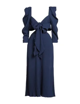 Vestido midi Mujer Azul noche 38 Mujer - Johanna Ortiz - FashionsVida