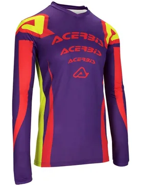 Maglia da Motocross Enduro MX J-TRACK NASCAR Viola R taglia 2X - Acerbis - FashionsVida