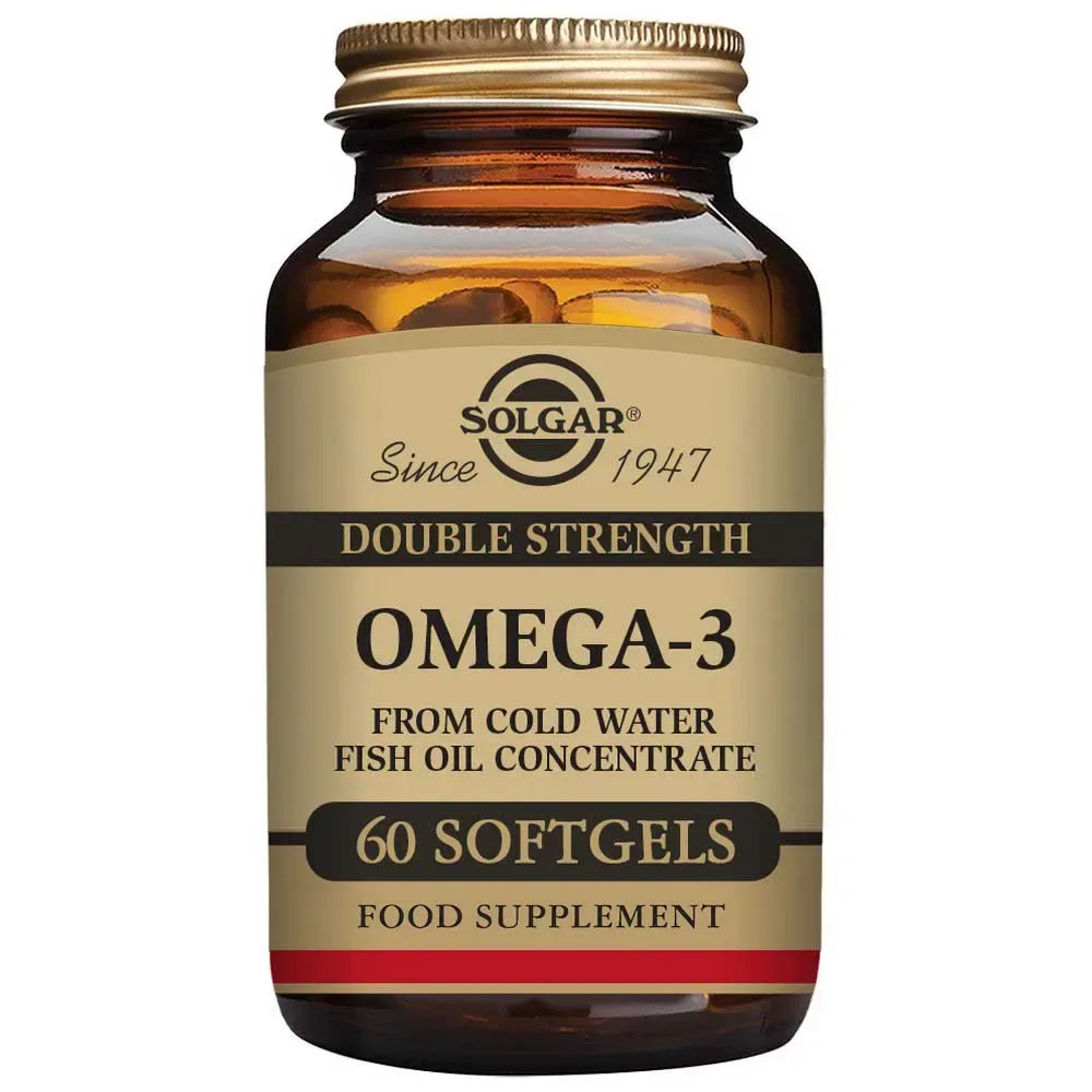 Oméga-3 Double Force 60 Unités - Solgar - FashionsVida
