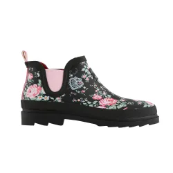 Women's Cath Kidston Low Wellies Boots in Black Size: 8 - Black - Size: 8