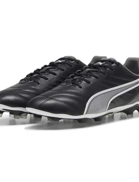 Chaussures De Football King Pro Fg/ag Black / White / Cool Dark Gray EU 43 - Puma - FashionsVida