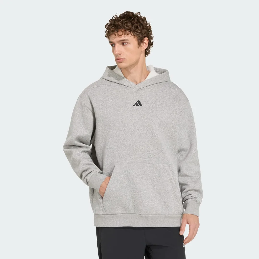 Felpa con cappuccio PrimeLift Workout Oversize Graphic L Medium Grey Heather - Adidas - FashionsVida