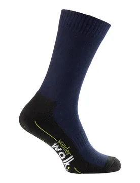 Aktiv-Wandersocken "hoch", 2 Paar blau 43 - wonderwalk - FashionsVida