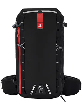 Technischer und vielseitiger Rucksack ST35 Black schwarz - ARVA - FashionsVida