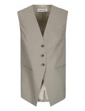 Samsoe Samsoe Gilet scollo a v