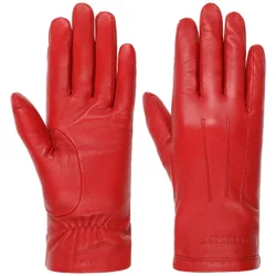 Spencer Leather Gloves by - red - Damen - Size: 7 HS
