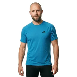 T-shirt à Manches Courtes Tech Essentials Workout Lucid Aquamarine / Dark Blue M