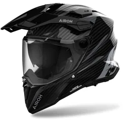 Casco Moto Adventure COMMANDER 2 CARBON Lucido taglia S
