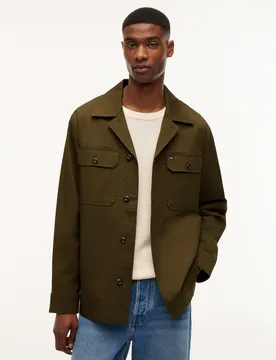COTTON BLEND SHIRT JACKET male