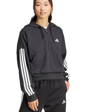 Essentials 3 stripes sudadera mujer Negro (L) - Adidas - FashionsVida