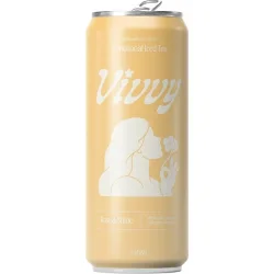 Bebida refrescante a base de té blanco Iced Tea funcional con vainilla, rosa, colágeno marino y vitamina E