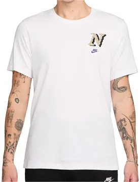 Sportswear club camiseta manga corta hombre Blanco (S) - Nike - FashionsVida