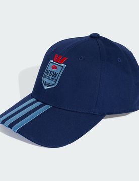 New South Wales 3-Stripes Baseball Cap Uomo (M/L) Dark Blue