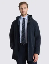 MOSS Removable Hood Coat Navy male