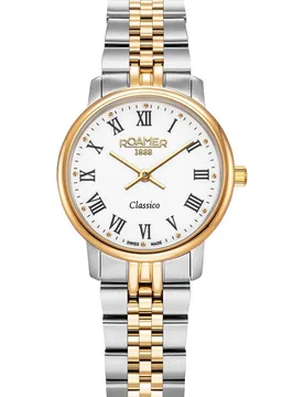 Womens 971857-48-25-50 Ladies Classico Watch - Silver - One Size - Roamer - FashionsVida