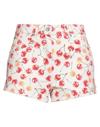 Jeansshorts Damen Weiß 36 Damen
