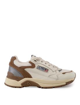 Sneaker iperway in maglia e pelle scamosciata