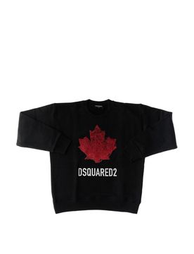Dsquared2 Felpa girocollo NERO 16Y