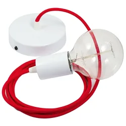Cables Suspension Luminaire Rm09 1 M Red / White One Size