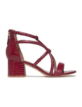 Sandalias Mujer Burdeos 36 Mujer - Sandro - FashionsVida