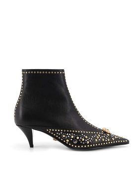 Versace Stivaletti In Pelle