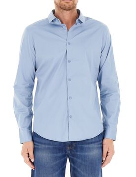 Camicia in cotone AZZURRO XS