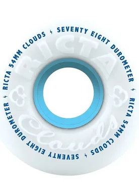Roues De Skateboard Clouds White 60 mm unisex - Ricta - FashionsVida