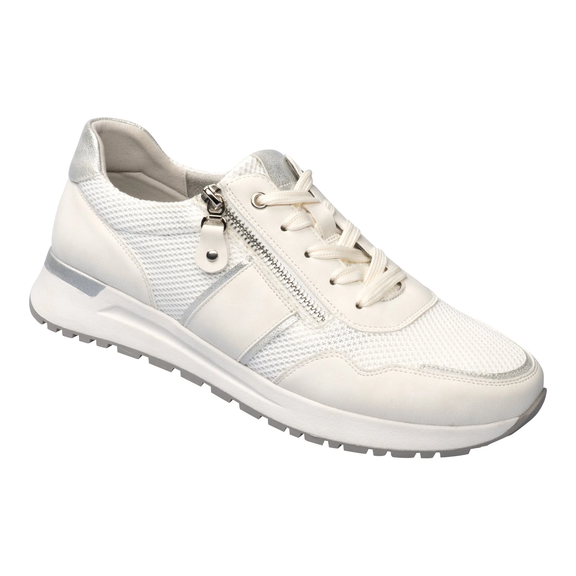 Komfort-Meshsneaker „Lilly“ 36 weiss - wonderwalk - FashionsVida