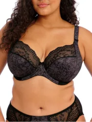 Womens Lucie Plunge Bra - Black Polyamide - Size 32j