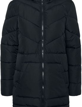 Wintermantel - NMDalcon Long Jacket - XS bis XL - für Damen - Größe M - schwarz - Frauen - female