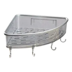 Duscheckregal, 1 Stück grau