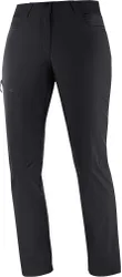 Pantalon de randonnée - Wayfarer Pants W Deep Black en Softshell - Taille 38 FR - Noir