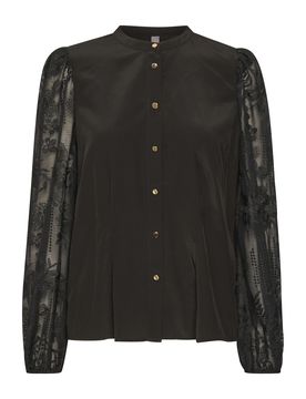 CULTURE Blusa 'Asmine' negro