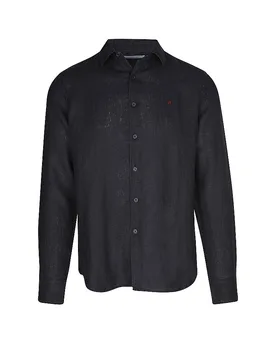 Camisa de lino azul oscuro M - Replay - FashionsVida