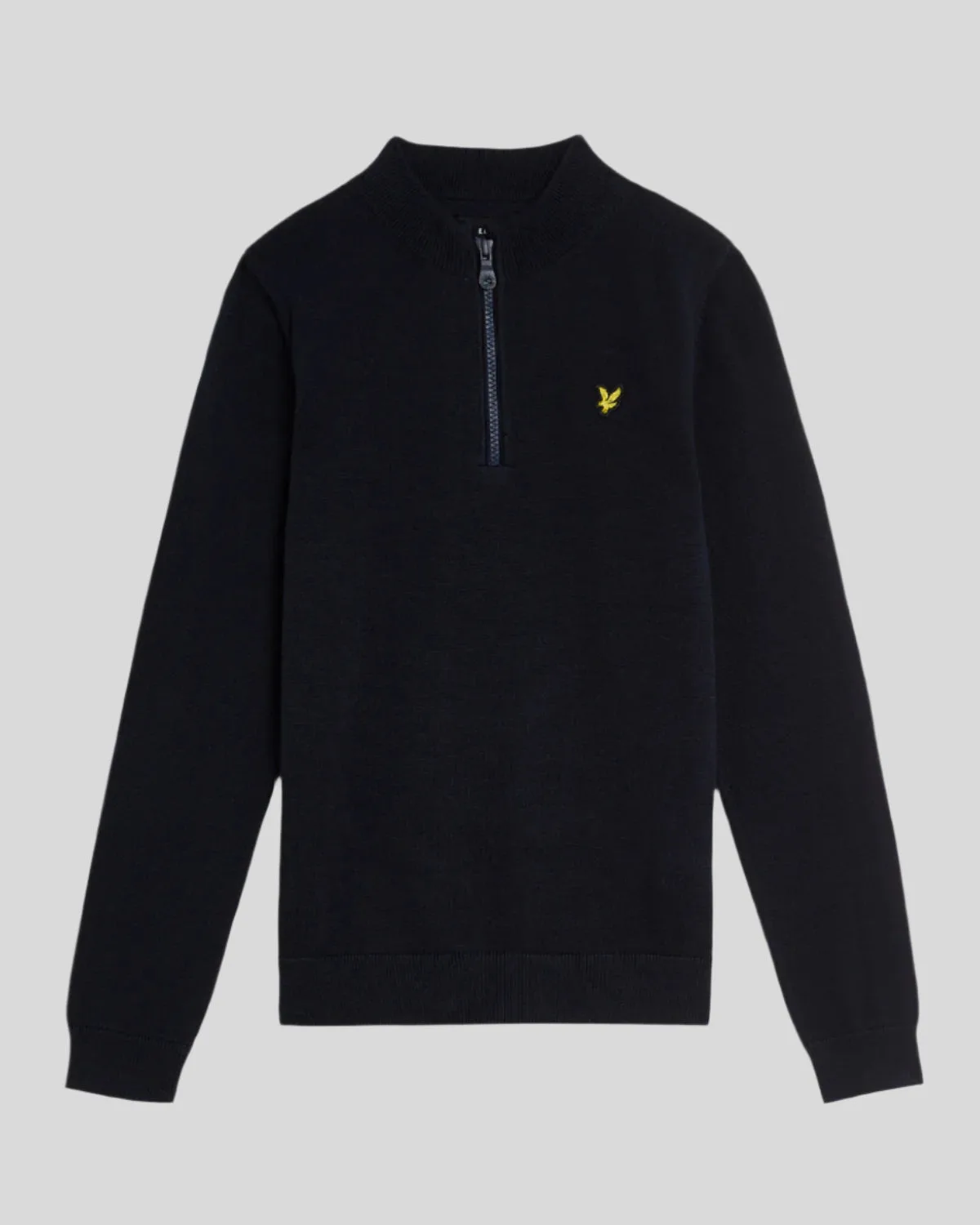 Kids 1/4 Zip Jumper Dark Navy - Lyle & Scott - FashionsVida