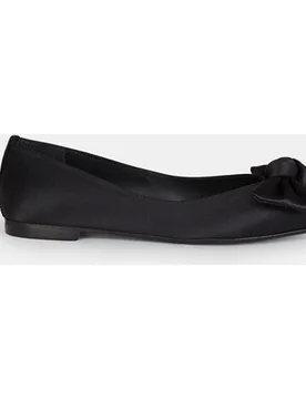 Bailarinas Lutu satin de raso con lazo - Adeba - FashionsVida