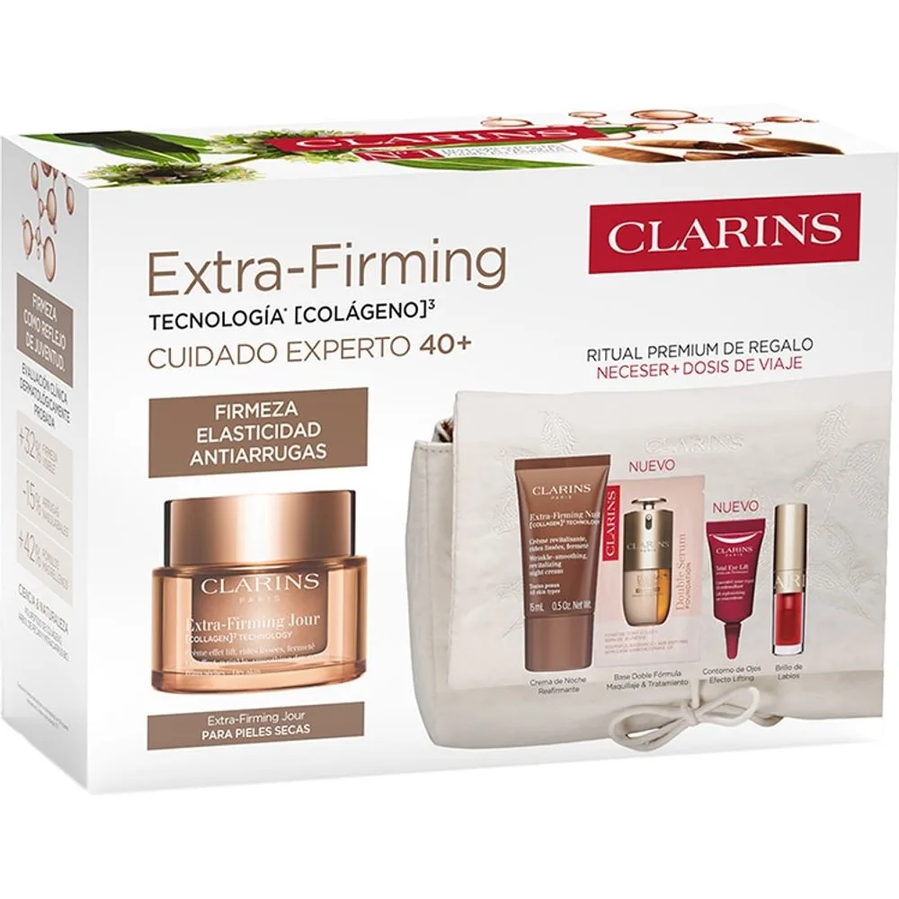 Estuche de regalo Cofre Experto Extra-Firming Pieles Secas - Clarins - FashionsVida